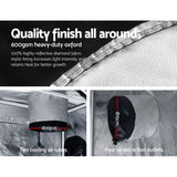 Green Fingers Grow Tent 240x120x200CM Hydroponics Kit Indoor Plant Room Black - Top-Down View