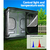 Green Fingers Grow Tent Light Kit 240x120x200CM 4500W LED Full Spectrum - Side View