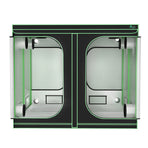 Green Fingers Grow Tent Kits 240x240x200cm Hydroponics Indoor Grow System Black