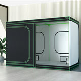 Green Fingers Grow Tent Kits 300x150x200cm Hydroponics Indoor Plant Grow System - Close-Up Angle