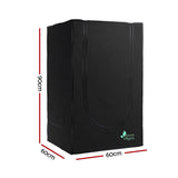 Green Fingers Grow Tent 60x60x90CM Hydroponics Kit Indoor Plant Room System - Front View