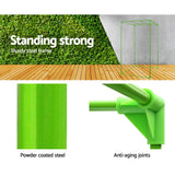 Green Fingers Grow Tent 70x70x160CM 1680D Hydroponics Kit Indoor Plant Room System - Rear View