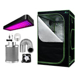 Green Fingers Grow Tent Light Kit 120x120x200CM 2000W LED 6 Vent Fan,Green Fingers Grow Tent Light K