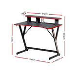 Artiss Gaming Desk Computer Desks 100CM - Front View