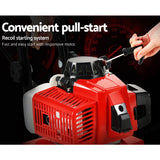 Giantz 63CC Tiller Garden Cultivator Rototiller 4 Blades Soil Plower Rotary Hoe - 45-Degree Angle