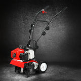 Giantz 63CC Tiller Garden Cultivator Rototiller 4 Blades Soil Plower Rotary Hoe - Close-Up Angle