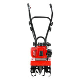 Giantz 88CC Tiller Garden Cultivator Rototiller 4 Blades Soil Plower Rotary Hoe - Side View