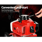 Giantz 63CC Tiller Garden Cultivator Rototiller 4 Blades Soil Plower Rotary Hoe - 45-Degree Angle