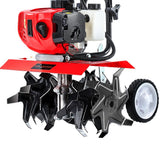 Giantz 65CC Tiller Rototiller Garden Cultivator 6 Blades Soil Power Rotary Hoe - Side View