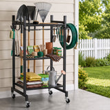 Gardeon Garden Tool Organizer with Wheels Heavy Duty Garage Yard Storage Cart