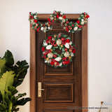 Christabelle Festive Floral Christmas Garland - 185cm