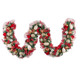 Christabelle 274cm Festive Floral Christmas Garland
