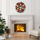 Christabelle Festive Floral Christmas Wreath - 56cm