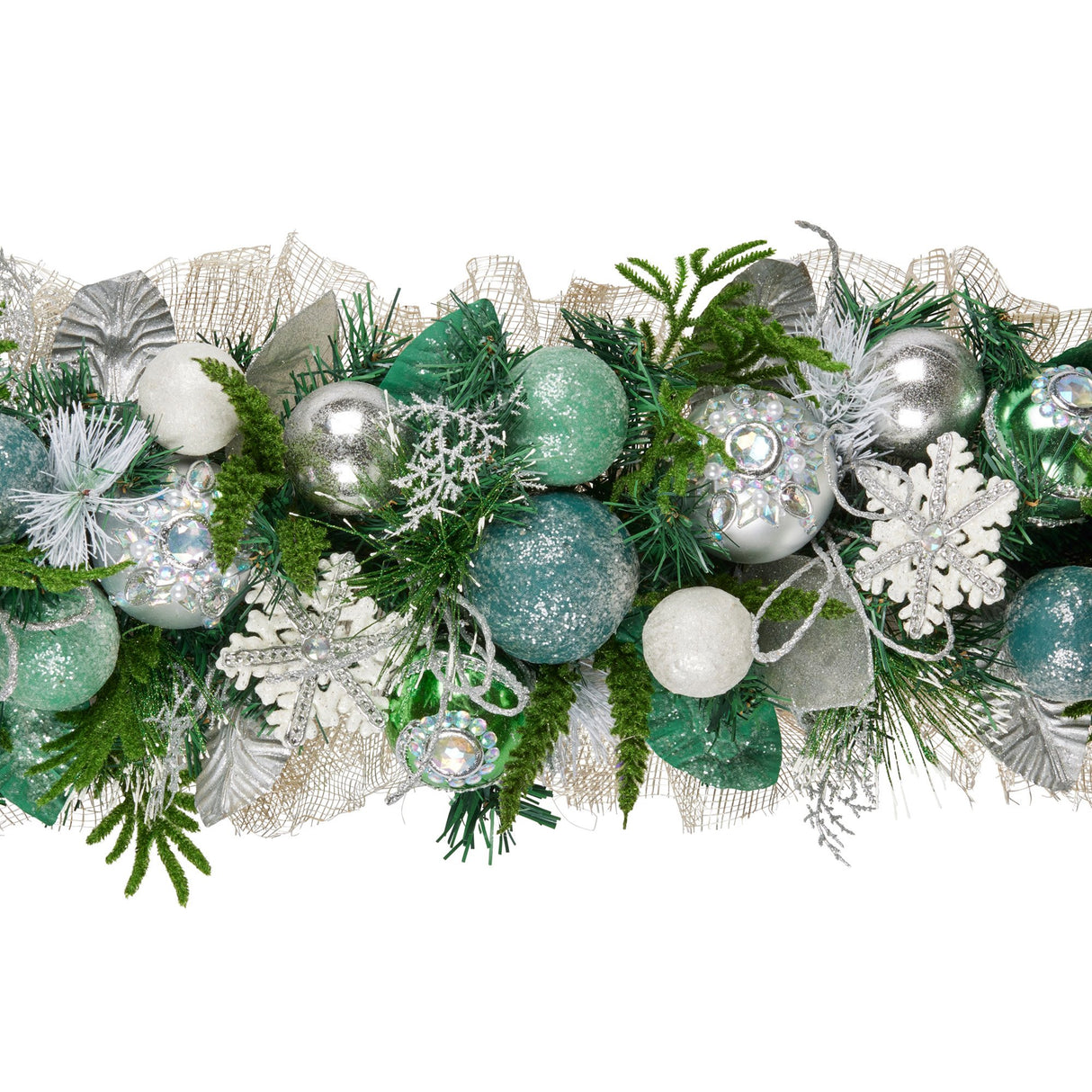 Christabelle Mint Luxe Christmas Garland - 100cm