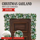 Christabelle Mint Luxe Christmas Garland - 274cm