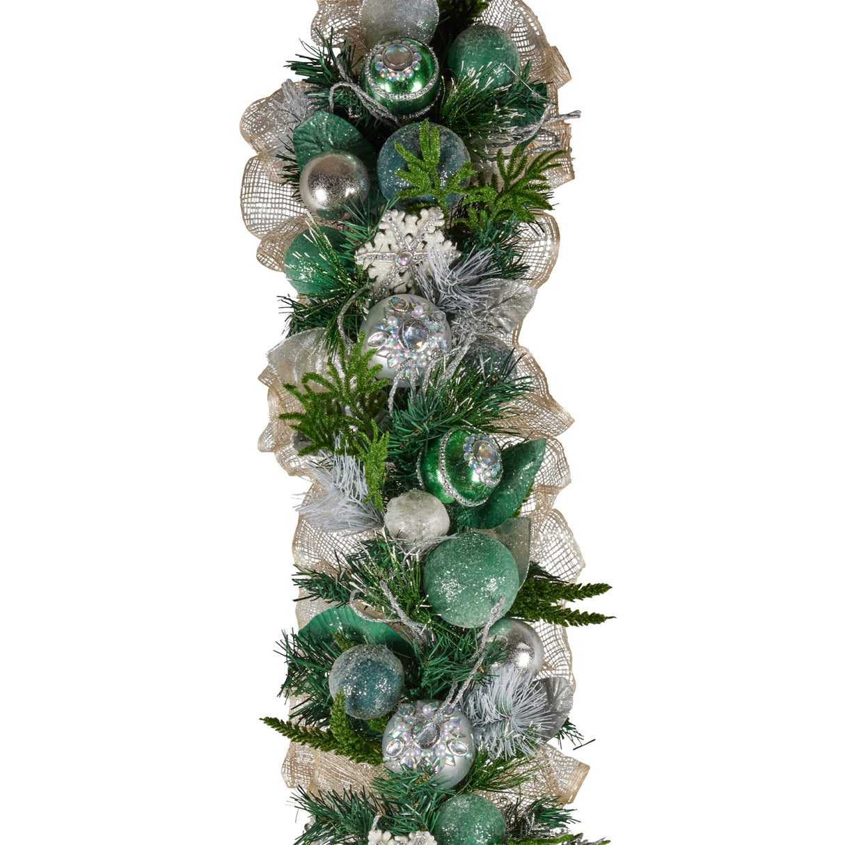 Christabelle Mint Luxe Christmas Garland - 274cm
