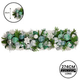 Christabelle Mint Luxe Christmas Garland - 274cm