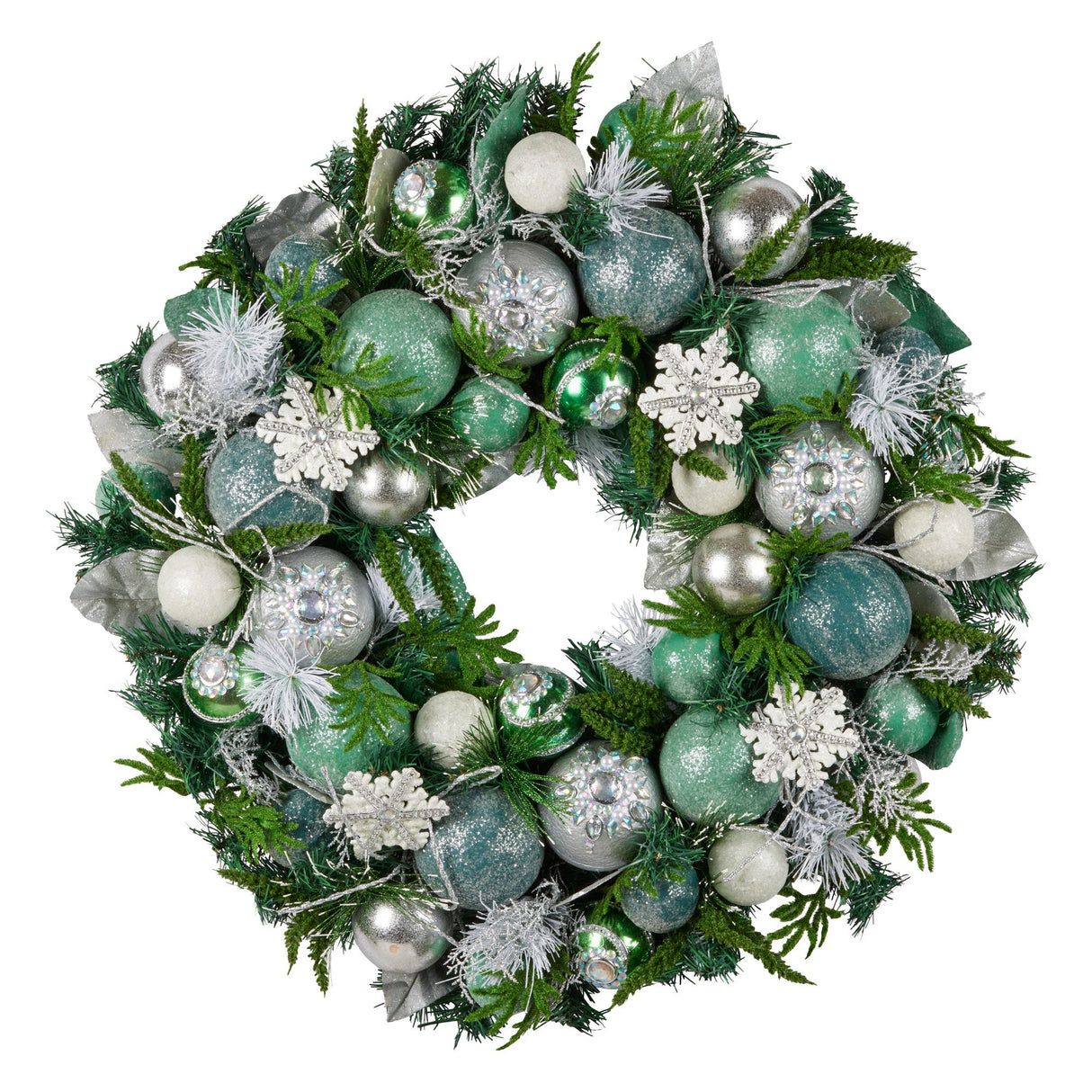 Christabelle 71cm Mint Luxe Christmas Wreath