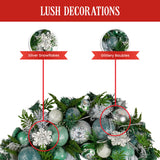 Christabelle 71cm Mint Luxe Christmas Wreath