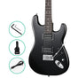 Alpha 41 Inch Electirc Guitar Humbucker Pickup Switch Full Size Black