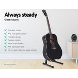 Alpha Guitar Stand Folding Portable Floor Rack Holder - Side View