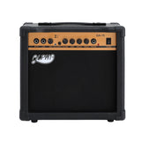 Alpha 20W Guitar Amplifier Portable Practice Amp Overdrive 3-Band EQ Black - Side View