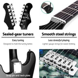 Alpha Strat-Style Electric Guitar Starter Kit with 20W Amplifier