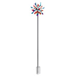 Gardeon Garden Windmill Metal Double Wind Spinner Outdoor Lawn Decor 190cm