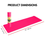 Powertrain TPE Pilates Exercise Yoga Mat 8mm - Pink