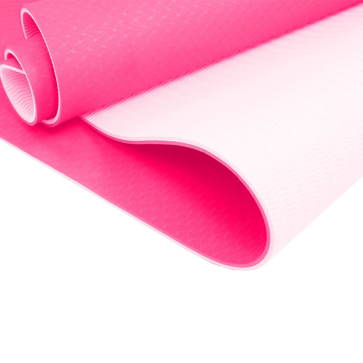 Powertrain TPE Pilates Exercise Yoga Mat 8mm - Pink