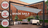 Wallaroo Rectangular Shade Sail 4m x 5m - Grey - Extra Image