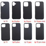 Frosted TPU Shockproof Case for iPhone 16, 15 Plus, 14, SE3, XR - Side View