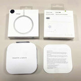 15W Fast Charging Magnetic Wireless Charger with Transparent Cover for iPhone 13/14, Samsung, and Huawei - Portable and Strong Design - Side View