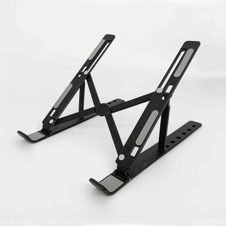 Flexible and Portable Adjustable Laptop Stand - Lightweight ABS Design for Tablets and Phones