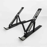 Flexible and Portable Adjustable Laptop Stand - Lightweight ABS Design for Tablets and Phones - 45-Degree Angle