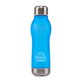 Mineral Water Bottle + a Mineral Stone Pouch - AQUA BLUE