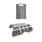 Combo Small Stainless Steel Chopping Board + Holder