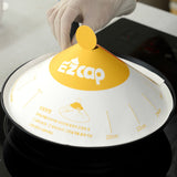100X EZ CAP Paper Lid for Frypan Disposable - Extra Image