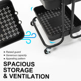 Trolley Cart Storage 3 Tier - BLACK - Extra Image