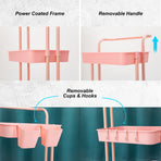 Trolley Cart Storage 3 Tier - PINK