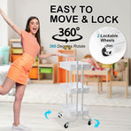Trolley Cart Storage 3 Tier - WHITE