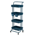 Trolley Cart Storage 4 Tier - BLUE