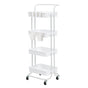 Trolley Cart Storage 4 Tier - WHITE