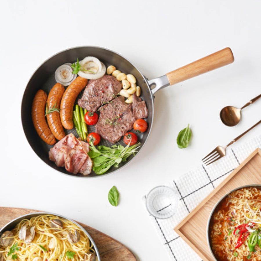 28cm Stone Frypan - PINK
