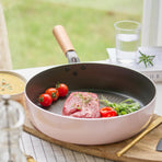 28cm Stone Frypan - PINK