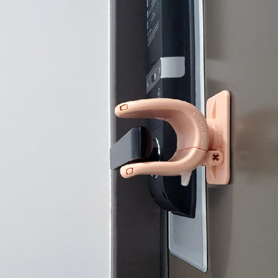 4X Door Lever Handle Lock - PINK