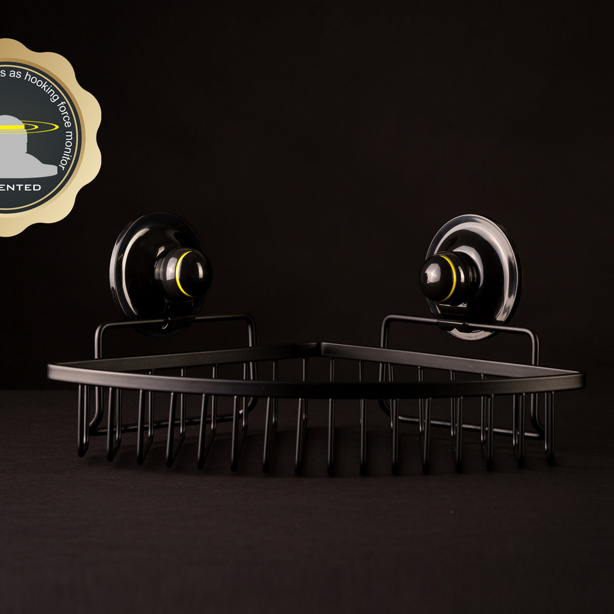 Medium Corner Basket - BLACK