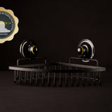 Medium Corner Basket - BLACK - 45-Degree Angle