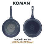 KOMAN 26cm Frying Pan + Glass Lid