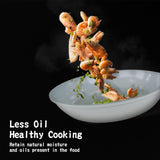 KOMAN 28cm IH Frying Pan - GREY - Side View